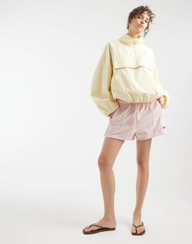adidas Originals adidas Originals Firebird shorts with terrycloth detailling in light pink