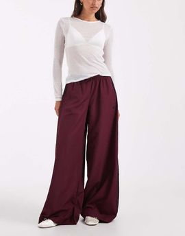 adidas Originals adidas Originals Firebird track pants in burgundy-RED