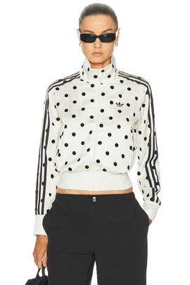 adidas Originals adidas Originals Firebird TT Classic Satin Polka Dot Jacket