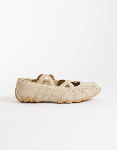 adidas Originals adidas Originals Ghost Sprint ballet flats in beige-Neutral