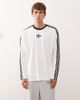 adidas Originals adidas Originals jacquard long sleeve jersey in white and black - 1