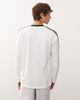adidas Originals adidas Originals jacquard long sleeve jersey in white and black - 3