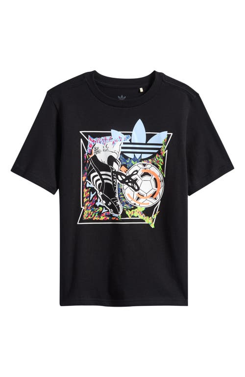 adidas Originals adidas Originals Kids' Soccer Poster Cotton Graphic T-Shirt