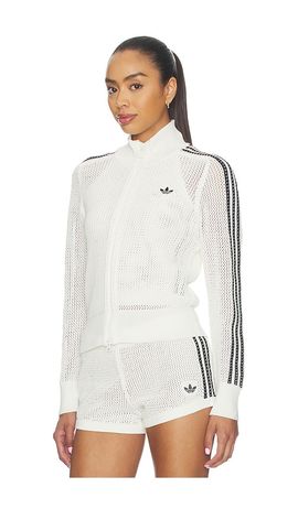 adidas Originals adidas Originals Knitted Crochet Firebird Track Top