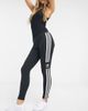 adidas Originals adidas Originals locked up logo leggings in black - 1