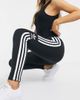 adidas Originals adidas Originals locked up logo leggings in black - 4