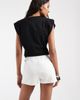 adidas Originals adidas Originals mid-rise classic shorts in off white - 4