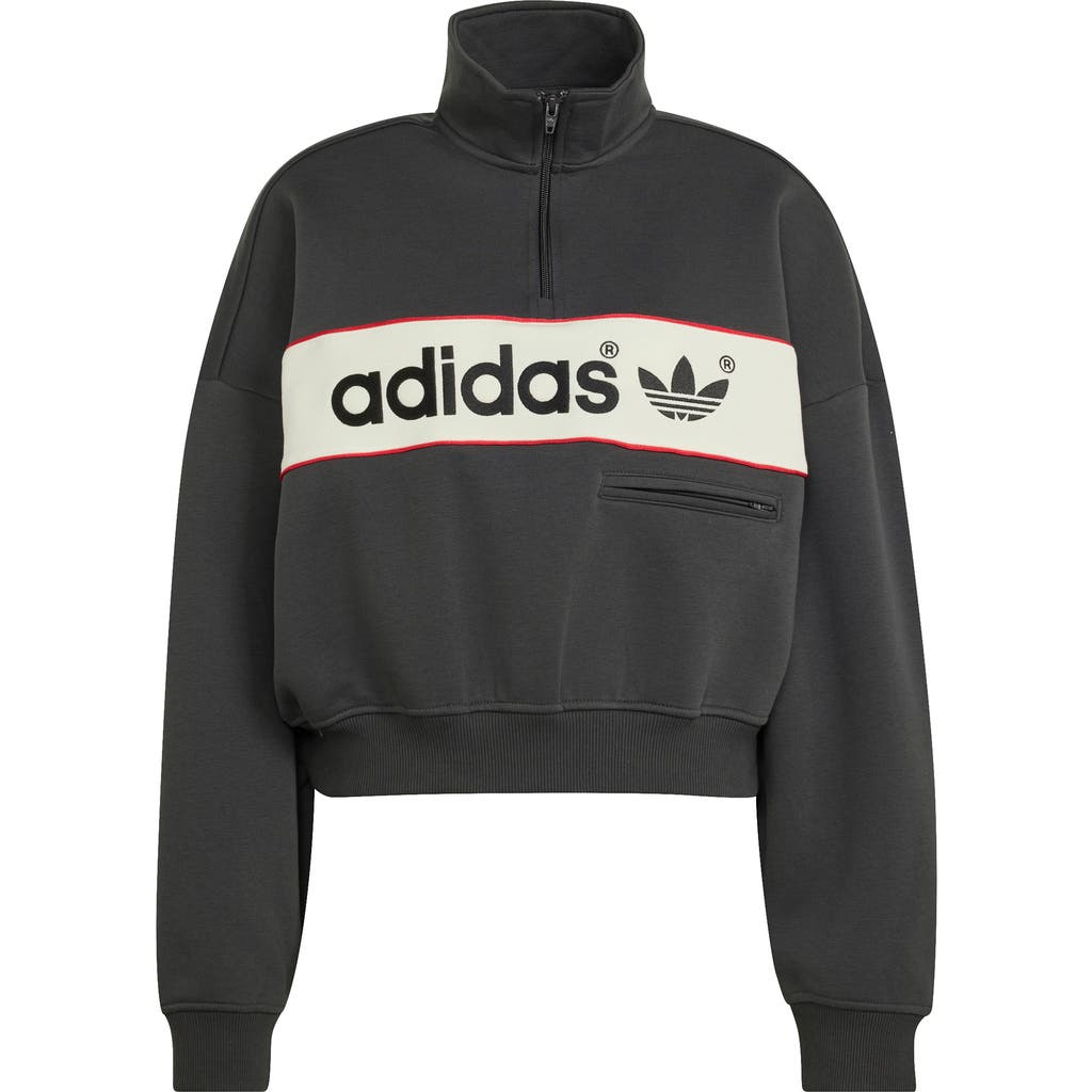 adidas Originals adidas Originals NY Blocked Quarter Zip Sweatshirt