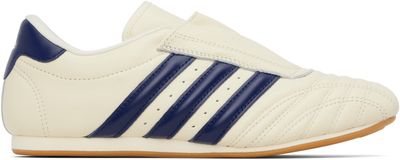 adidas Originals adidas Originals Off-White & Blue Taekwondo Sneakers