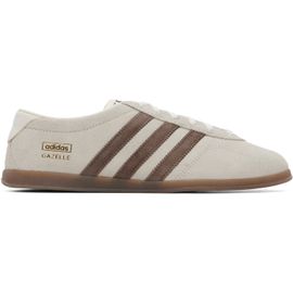 adidas Originals adidas Originals Off-White & Taupe Gazelle Lo Pro W Sneakers