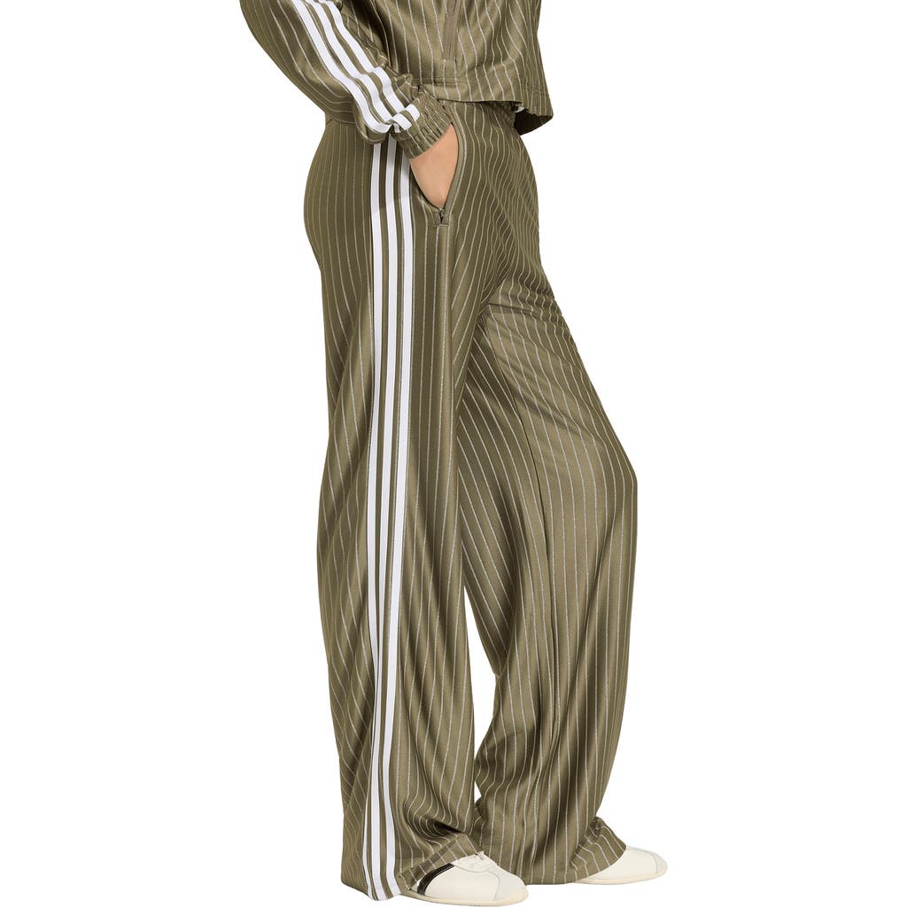 adidas Originals adidas Originals Pinstripe Wide Leg Track Pants