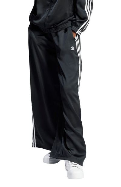 adidas Originals adidas Originals Recycled Polyester Satin Wide Leg Track Pants