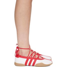 adidas Originals adidas Originals Red & White Taekwondo Mei Ballerina Flats
