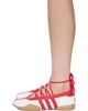 adidas Originals adidas Originals Red & White Taekwondo Mei Ballerina Flats - 3