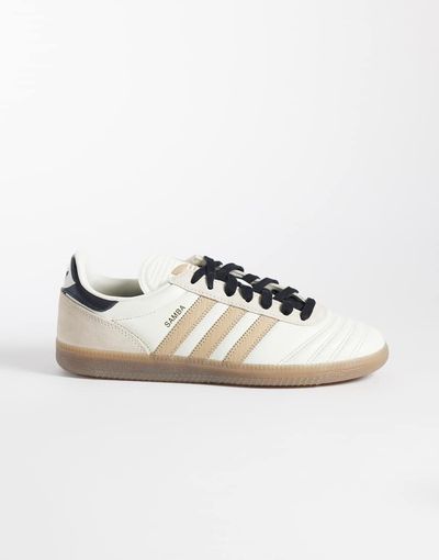 adidas Originals adidas Originals Samba JP sneakers in white and beige