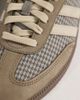adidas Originals adidas Originals Samba OG plaid print sneakers in khaki-Green - 3