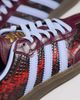 adidas Originals adidas Originals Samba OG sneakers in burgundy snake print and blue-Red - 3