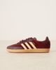 adidas Originals adidas Originals Samba OG sneakers in velvet burgundy and yellow-Red - 2