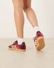 adidas Originals adidas Originals Samba OG sneakers in velvet burgundy and yellow-Red - 3