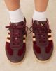 adidas Originals adidas Originals Samba OG sneakers in velvet burgundy and yellow-Red - 4