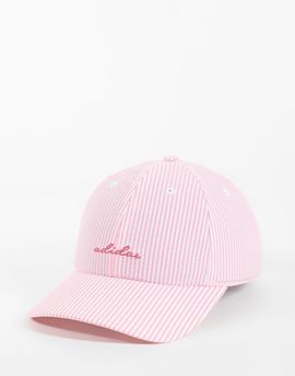 adidas Originals adidas Originals Seersucker strapback cap in pink