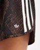 adidas Originals adidas Originals snake print satin shorts in dark brown - 3