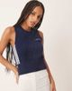 adidas Originals adidas Originals Sport fluffy tank top in navy - 1