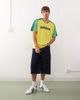 adidas Originals adidas Originals Sport jersey top in yellow and green - 2