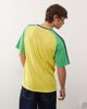 adidas Originals adidas Originals Sport jersey top in yellow and green - 4