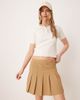 adidas Originals adidas Originals Sport pleated skirt in beige-Neutral - 4