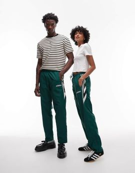 adidas Originals adidas Originals Sport track pants in dark green