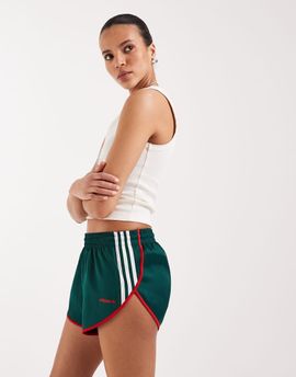 adidas Originals adidas Originals Sprinter classic satin shorts in green