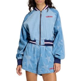 adidas Originals adidas Originals SST Denim Graphic Varsity Bomber Jacket