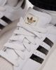 adidas Originals adidas Originals Superstar II sneakers in white and snake-print black - 4