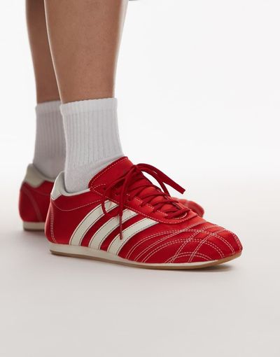 adidas Originals adidas Originals Taekwondo lace sneakers in red