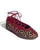 adidas Originals adidas Originals Taekwondo Mei ballet flats in leopard and burgundy-Brown - 2