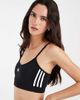 adidas Originals adidas Originals three stripe bralette in black and white - 1