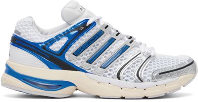 adidas Originals adidas Originals White & Blue Adistar Control 5 Sneakers