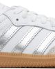 adidas Originals adidas Originals White & Silver Samba OG Sneakers - 1