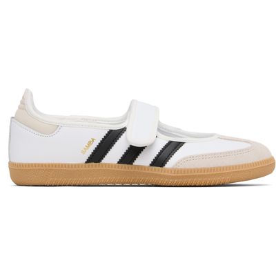 adidas Originals adidas Originals White Samba Jane Ballerina Flats