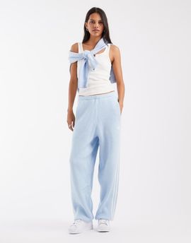 adidas Originals adidas Originals x Jennie knit cuffed track pants in soft blue