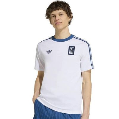 adidas Originals Men's adidas Originals  White Greece National Team  T-Shirt 