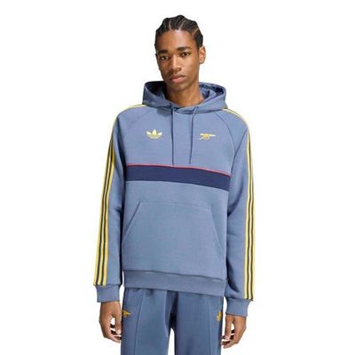 adidas Originals Men's adidas Originals Blue Arsenal Icon Hoodie 
