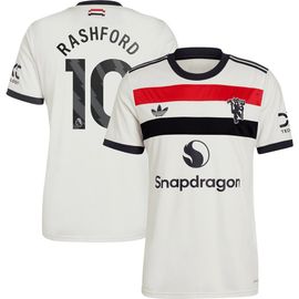 adidas Originals Men's adidas Originals Marcus Rashford Cream Manchester United 2024/25 Third Replica Jersey 