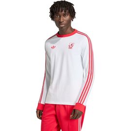 adidas Originals Men's adidas Originals White Liverpool Culturewear Originals Long Sleeve T-Shirt 