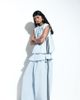 adidas Originals x ASOS adidas Originals x ASOS balloon pants with skirt overlay in blue - 1