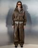 adidas Originals x ASOS adidas Originals x ASOS barrel leg sweatpants in brown faux leather - 4