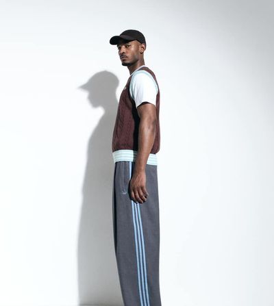 adidas Originals x ASOS adidas Originals x ASOS barrel leg sweatpants in gray