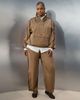 adidas Originals x ASOS adidas Originals x ASOS barrel leg track pants in brown check - 2