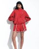 adidas Originals x ASOS adidas Originals x ASOS cutwork sprinter shorts in red - 1